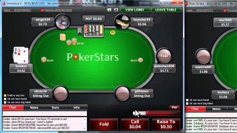  pokerstars bet slider options